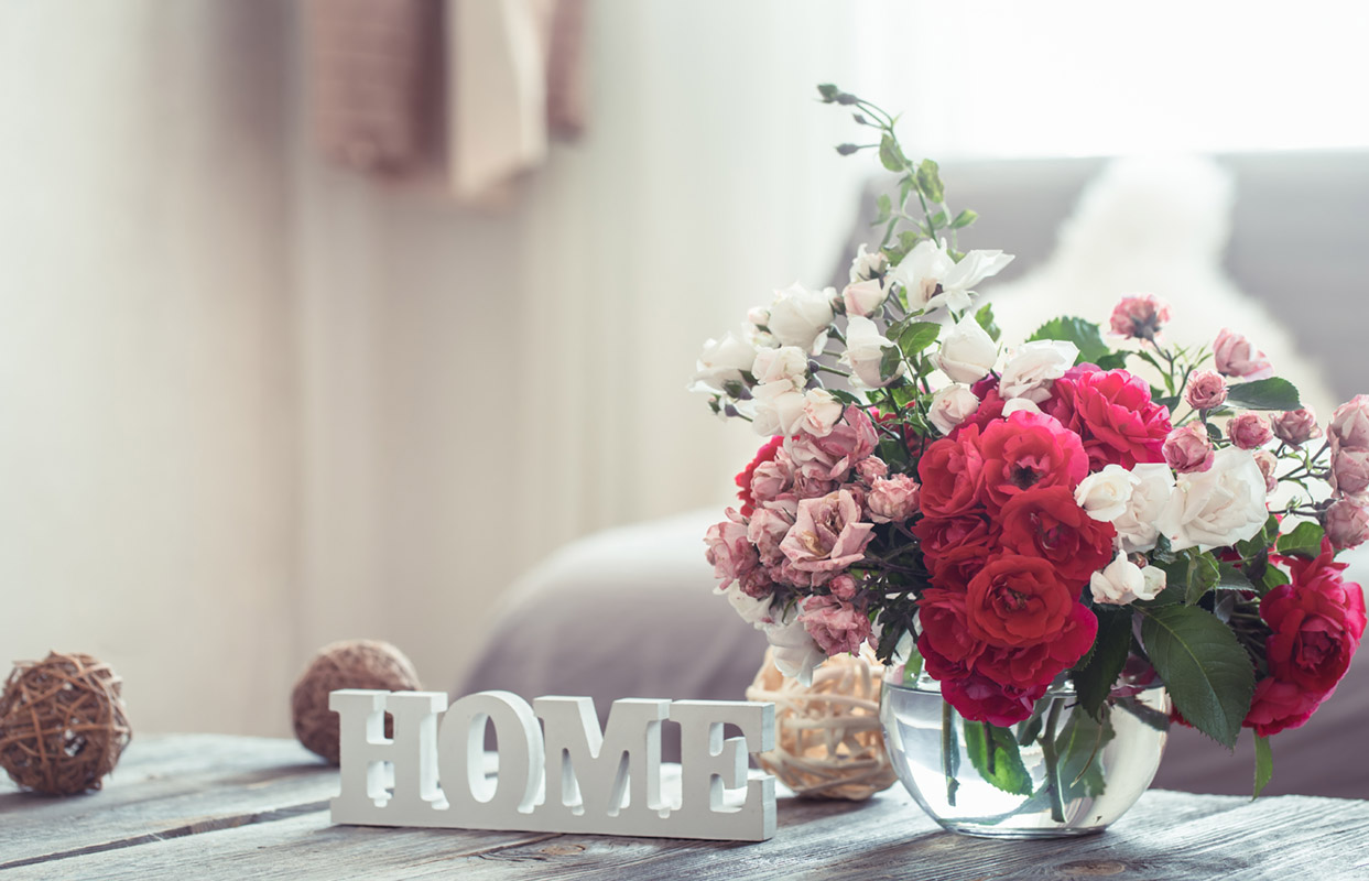 consejos de decoración con flores